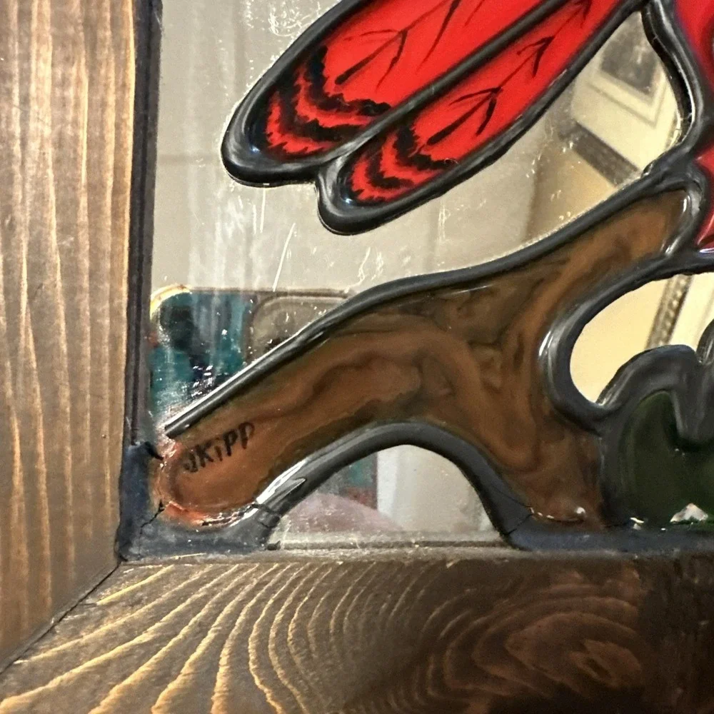 Cardinal mirror by J. Kipp